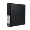 2 In. Album - Plain - Black