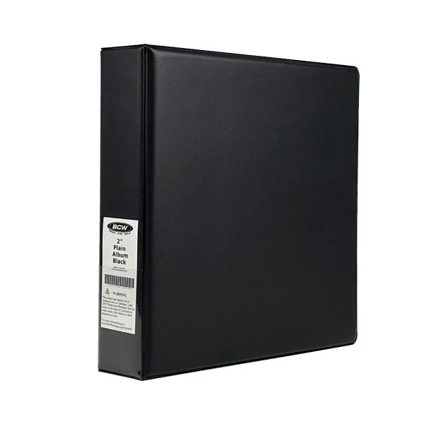 2 In. Album - Plain - Black 1 2 In. Album - Plain - Black