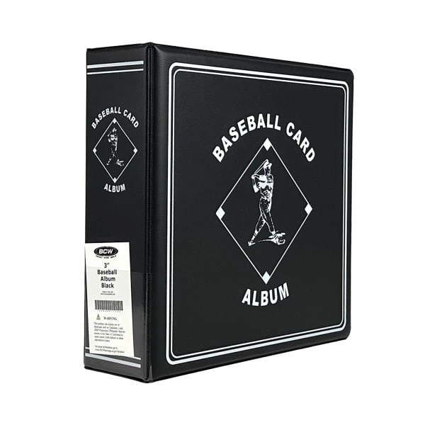3 In. Album - Baseball - Black 1 3 In. Album - Baseball - Black