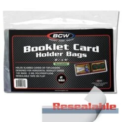 Resealable Bag For Booklet Card In Holder -Bcwsupplies Sales Store 1 bag bch r 3