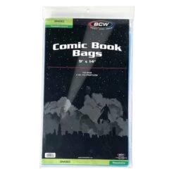 Resealable Bag For Graded Comics - 9 X 14 -Bcwsupplies Sales Store 1 bag gc1 r 3 top down