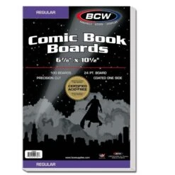 Regular Comic Backing Boards 6 Regular Comic Backing Boards -Bcwsupplies Sales Store 1 bbreg
