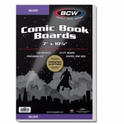 Silver Comic Backing Boards 6 Silver Comic Backing Boards -Bcwsupplies Sales Store 1 bbsil 1