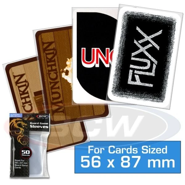 Board Game Sleeves - Std American (56MM X 87MM) 3 Board Game Sleeves - Std American (56MM X 87MM) - Image 3