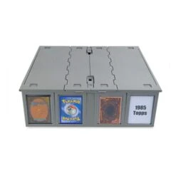 Collectible Card Bin - 3200 - Gray -Bcwsupplies Sales Store 1 ccb 3200 gry closed front toploaders 1