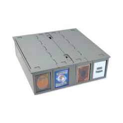 Collectible Card Bin - 3200 - Gray -Bcwsupplies Sales Store 1 ccb 3200 gry lock 3 1
