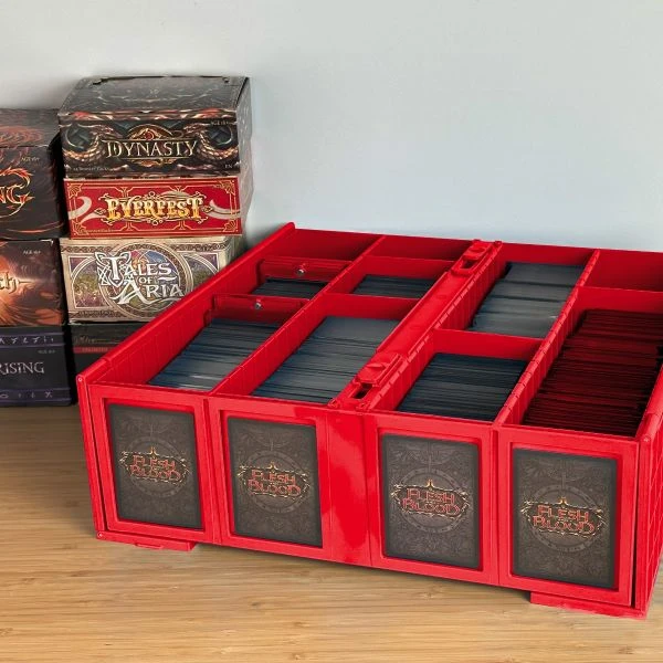Collectible Card Bin - 3200 - Red 6 Collectible Card Bin - 3200 - Red - Image 6