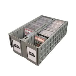 Graded Card Bin - 2 Row - Gray