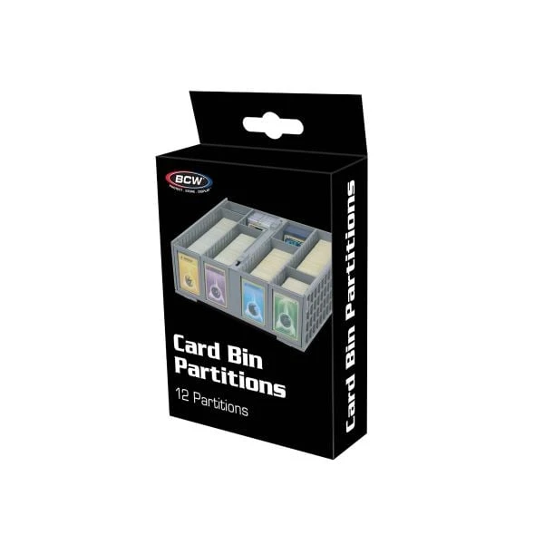 Collectible Card Bin Partitions - Gray 1 Collectible Card Bin Partitions - Gray