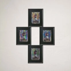 Interlocking Card Frames - Black 16 Interlocking Card Frames - Black -Bcwsupplies Sales Store 1 cf s blk 4ct