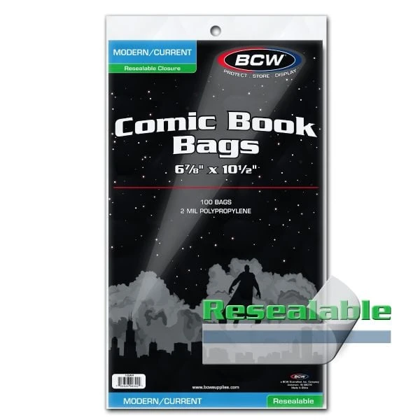 Resealable Current/Modern Comic Bags 2 Resealable Current/Modern Comic Bags - Image 2