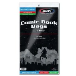 Resealable Current/Modern Comic Bags - Thick -Bcwsupplies Sales Store 1 cur template cur thick r