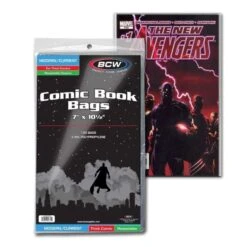 Resealable Current/Modern Comic Bags - Thick -Bcwsupplies Sales Store 1 cur template cur thick r 2