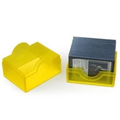 Spectrum Prism Deck Case - Xanthic Yellow 7 Spectrum Prism Deck Case - Xanthic Yellow -Bcwsupplies Sales Store 1 dc prism ylw with cards