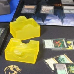 Spectrum Prism Deck Case - Xanthic Yellow 9 Spectrum Prism Deck Case - Xanthic Yellow -Bcwsupplies Sales Store 1 dc prism ylw 4 open table