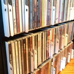 Compact Disc Dividers 7 Compact Disc Dividers -Bcwsupplies Sales Store 1 dd cd dividers shelf