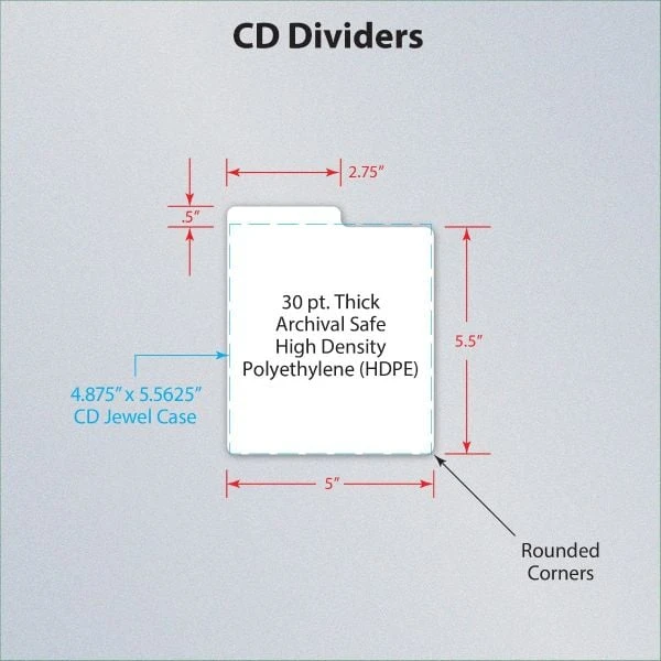 Compact Disc Dividers 5 Compact Disc Dividers - Image 5