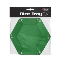 Hexagon Dice Tray- Grass Green -Bcwsupplies Sales Store 1 dt hex grass 1 packaging