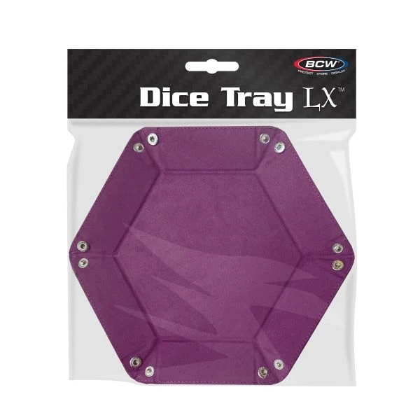 Hexagon Dice Tray- Plum Purple 3 Hexagon Dice Tray- Plum Purple - Image 3