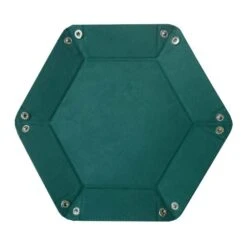 Hexagon Dice Tray- Teal