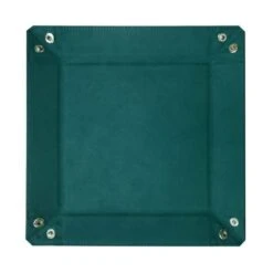 Square Dice Tray - Teal -Bcwsupplies Sales Store 1 dt rec tel 3 flat