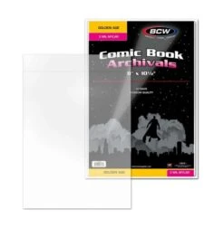 Golden Comic Mylar Archivals - 2 MIL -Bcwsupplies Sales Store 1 gol m2 2 bag