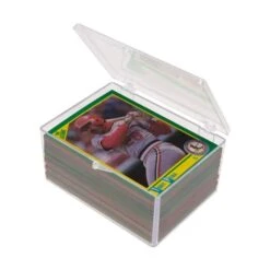 Hinged Trading Card Box - 100 Count 5 Hinged Trading Card Box - 100 Count -Bcwsupplies Sales Store 1 hb100 2 baseballcards