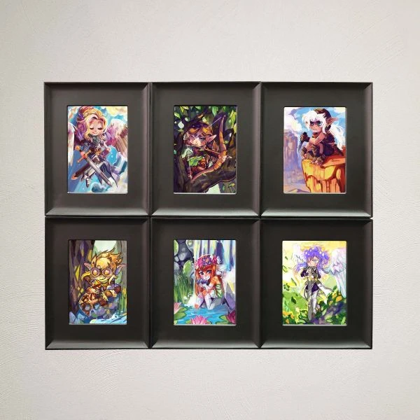 Interlocking Card Frames - Black 3 Interlocking Card Frames - Black - Image 3