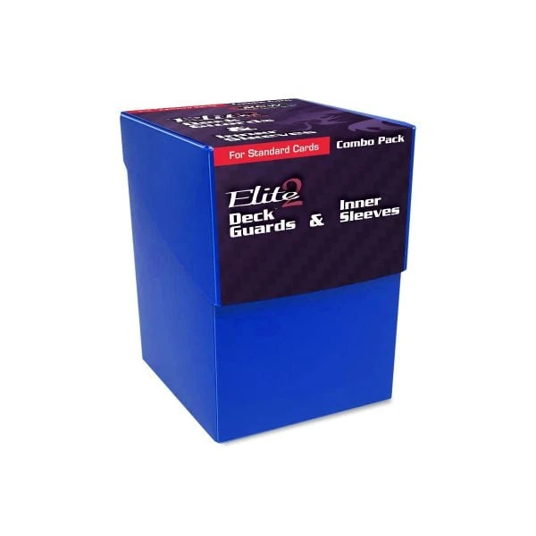 Combo Pack - Inner Sleeves And Elite2 Deck Guards-Blue 1 Combo Pack - Inner Sleeves And Elite2 Deck Guards-Blue