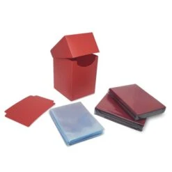 Combo Pack - Inner Sleeves And Elite2 Deck Guards-Red -Bcwsupplies Sales Store 1 pak dgeg2 red 2 open sleeves