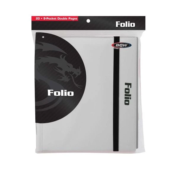 Folio 9-Pocket Album - White 1 Folio 9-Pocket Album - White