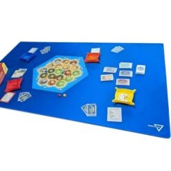 XL Playmat With Stitched Edging - Blue -Bcwsupplies Sales Store 1 playmat xl blu 4 catan