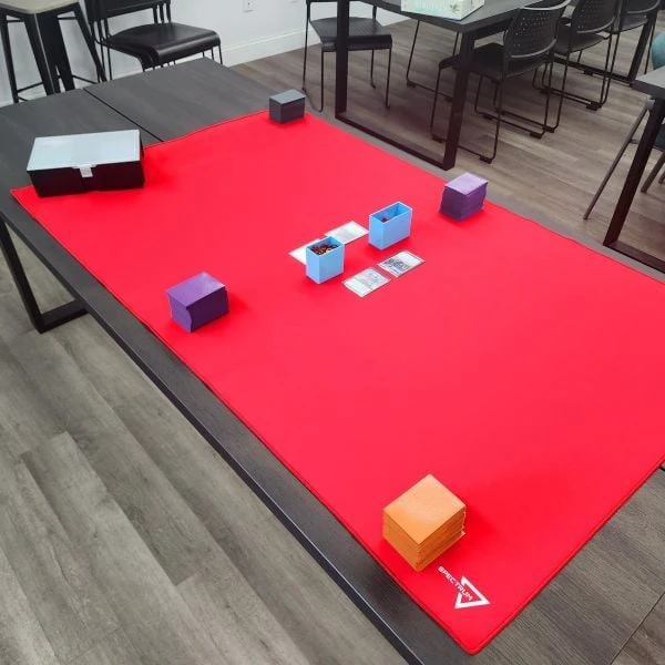 XL Playmat With Stitched Edging - Red 3 XL Playmat With Stitched Edging - Red - Image 3