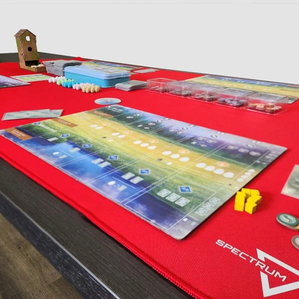 XL Playmat With Stitched Edging - Red 2 XL Playmat With Stitched Edging - Red - Image 2