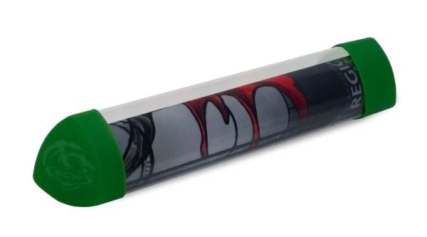 Playmat Tube With Dice Cap - Green 2 Playmat Tube With Dice Cap - Green - Image 2