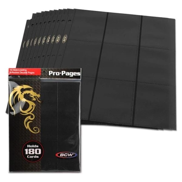 Side Loading 18-Pocket Pro Pages - Black 1 Side Loading 18-Pocket Pro Pages - Black