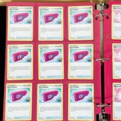 Side Loading 18-Pocket Pro Pages - Pink 8 Side Loading 18-Pocket Pro Pages - Pink -Bcwsupplies Sales Store 1 pro18s pnk 3 pagefull