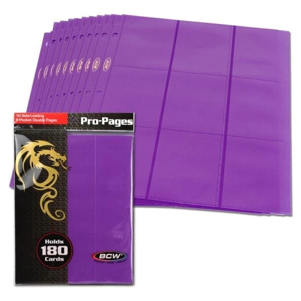 Side Loading 18-Pocket Pro Pages - Purple 1 Side Loading 18-Pocket Pro Pages - Purple