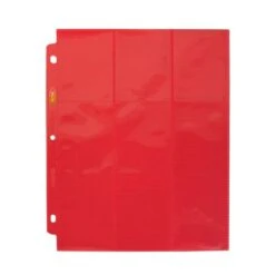 Side Loading 18-Pocket Pro Pages - Red 9 Side Loading 18-Pocket Pro Pages - Red -Bcwsupplies Sales Store 1 pro18s red 5 singlepage