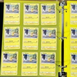 Side Loading 18-Pocket Pro Pages - Yellow -Bcwsupplies Sales Store 1 pro18s ylw 3 pagefull