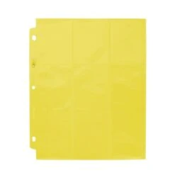 Side Loading 18-Pocket Pro Pages - Yellow -Bcwsupplies Sales Store 1 pro18s ylw 5 singlepage 1