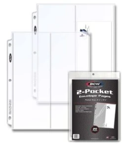Pro 2-Pocket Envelope Page (20 CT. Pack)