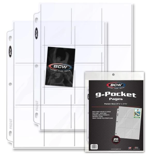 Pro 9-Pocket Page (20 CT. Pack) 1 Pro 9-Pocket Page (20 CT. Pack)
