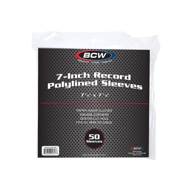 7 Inch Record Paper Inner Sleeves - Polylined - With Hole - White 4 7 Inch Record Paper Inner Sleeves - Polylined - With Hole - White - Image 4