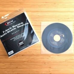 7 Inch Record Inner Sleeve - Anti-static -Bcwsupplies Sales Store 1 prs7 a 2 pack record