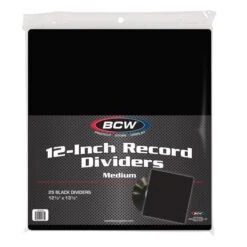12" Record Divider - Medium - Black