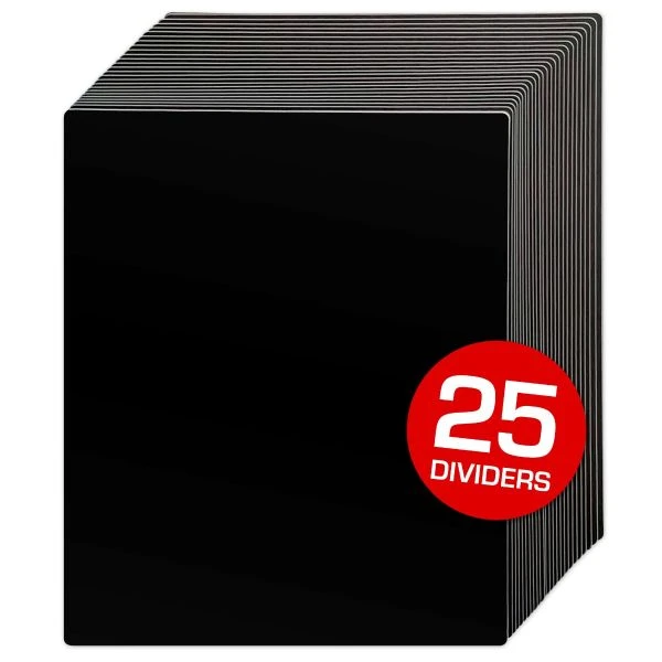 12" Record Divider - Tall - Black 3 12" Record Divider - Tall - Black - Image 3