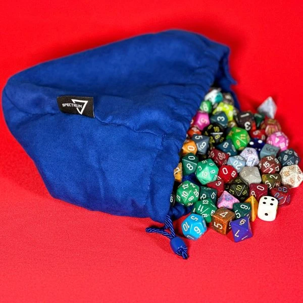 Spectrum Large Dice Bag - Blue 2 Spectrum Large Dice Bag - Blue - Image 2