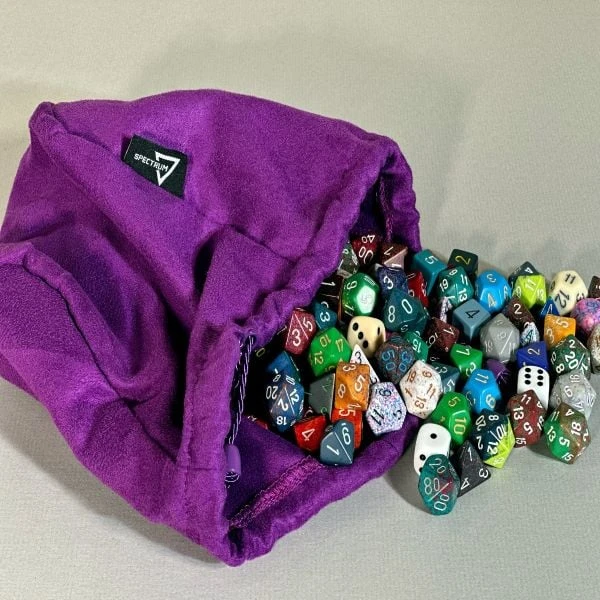 Spectrum Large Dice Bag - Purple 2 Spectrum Large Dice Bag - Purple - Image 2