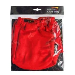 Spectrum Large Dice Bag - Red -Bcwsupplies Sales Store 1 rpg db red 1 pkg
